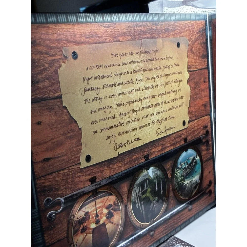 Ages of Myst, Myst and Riven Fifth Anniversary Big Box Set PC/Mac - Complete!